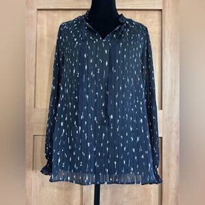 Simply Vera Black and White Blouse